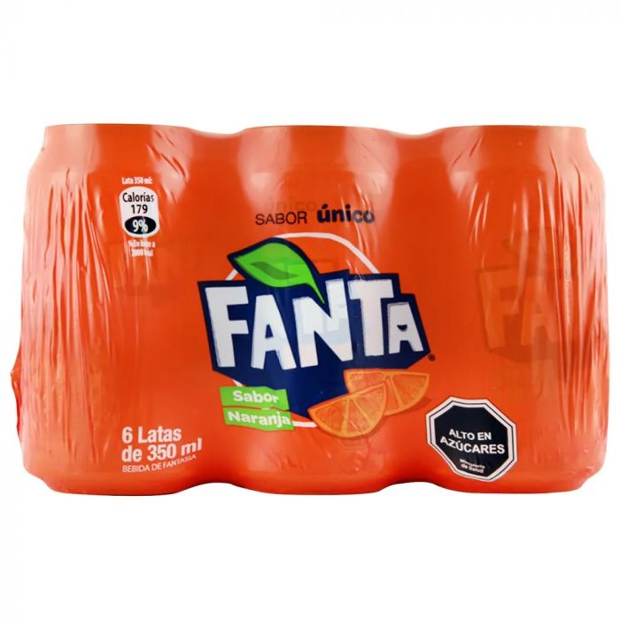 BEBIDA EN LATA FANTA 350ML 1X6