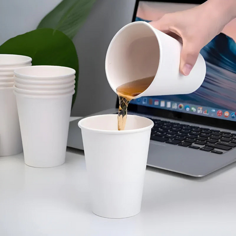 VASO POLIPAPEL BLANCO 12 OZ  TIRA DE 50 UNIDADES