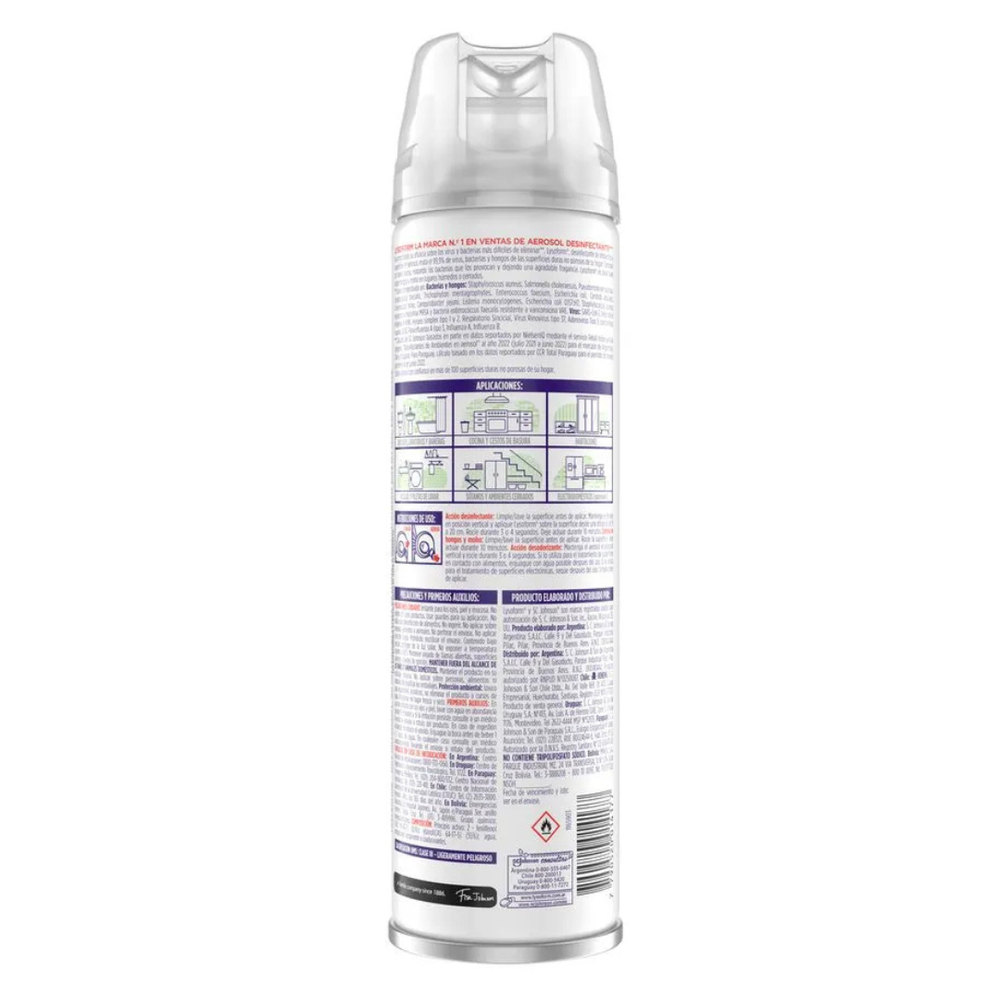 DESINFECTANTE DE AMBIENTES LYSOFORM ORIGINAL AEROSOL 360 ML