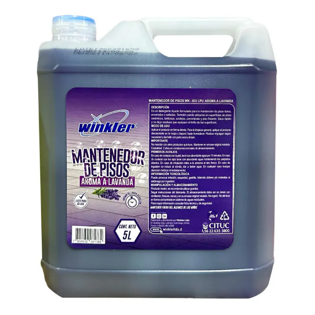 MANTENEDOR DE PISO LAVANDA ENV. 5L WK-635LPU - WINKLER