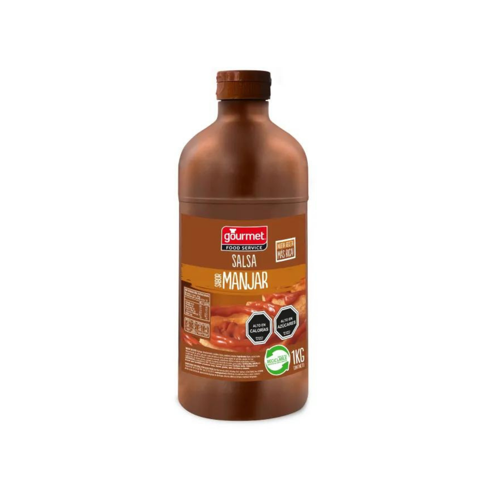 SALSA GOURMET  1 LITRO MANJAR