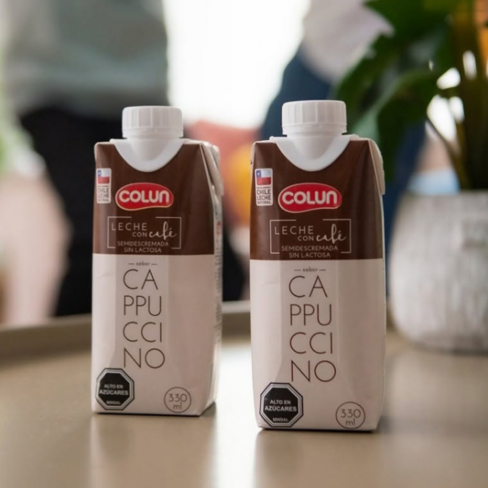 LECHE CAPUCCINO SIN LACTOSA 330ML 1X18 | COLUN