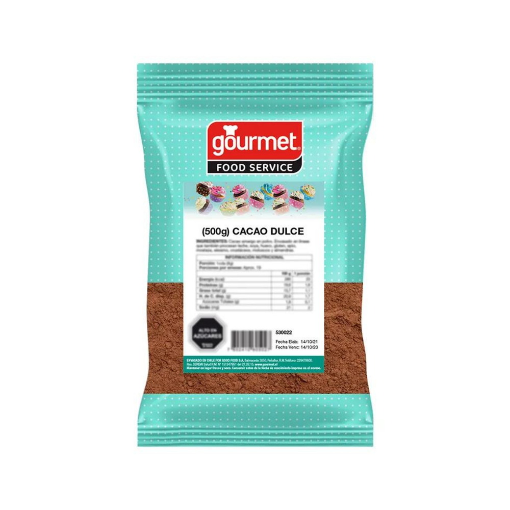 CHOCOLATE DULCE POLVO 500 GRAMOS