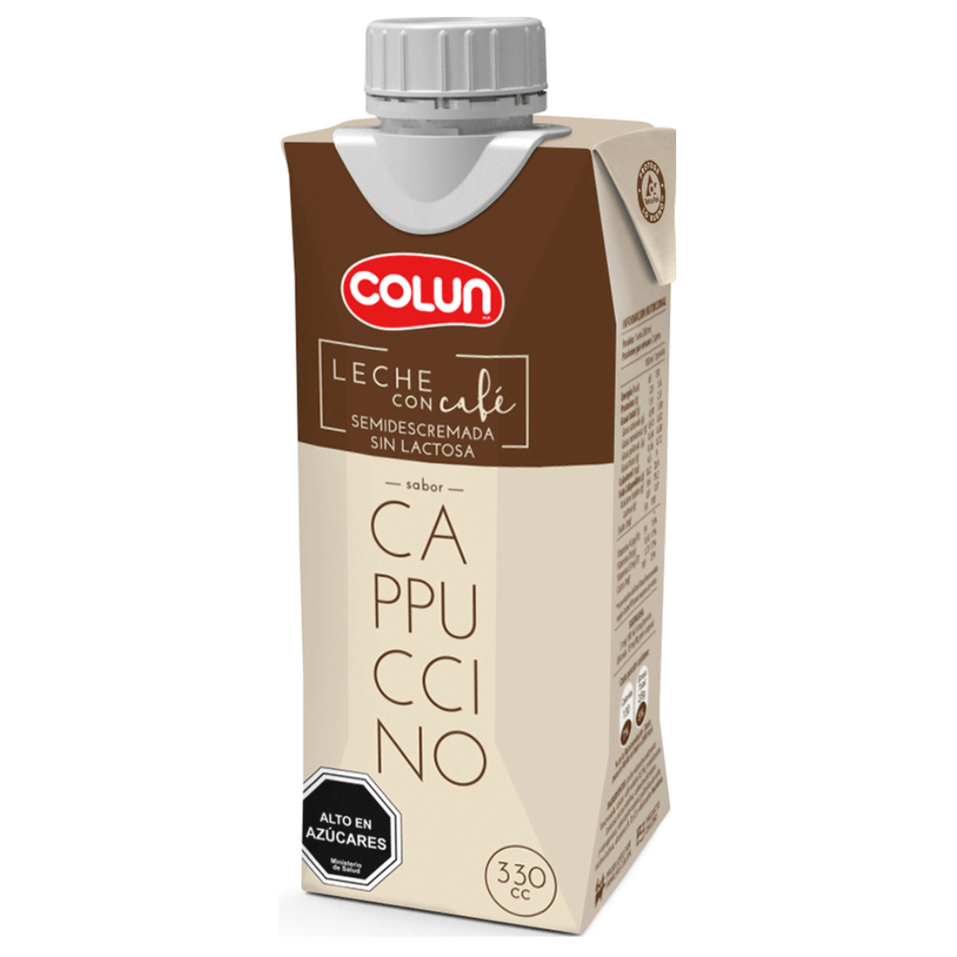 LECHE CAPUCCINO SIN LACTOSA 330ML 1X18 | COLUN