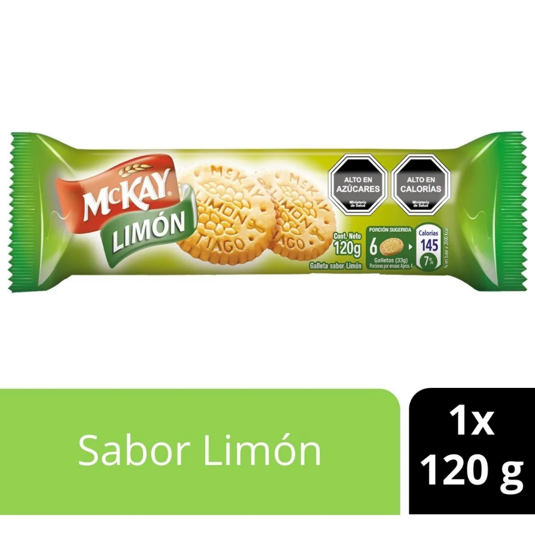 GALLETA LIMON 120GR MC KAY