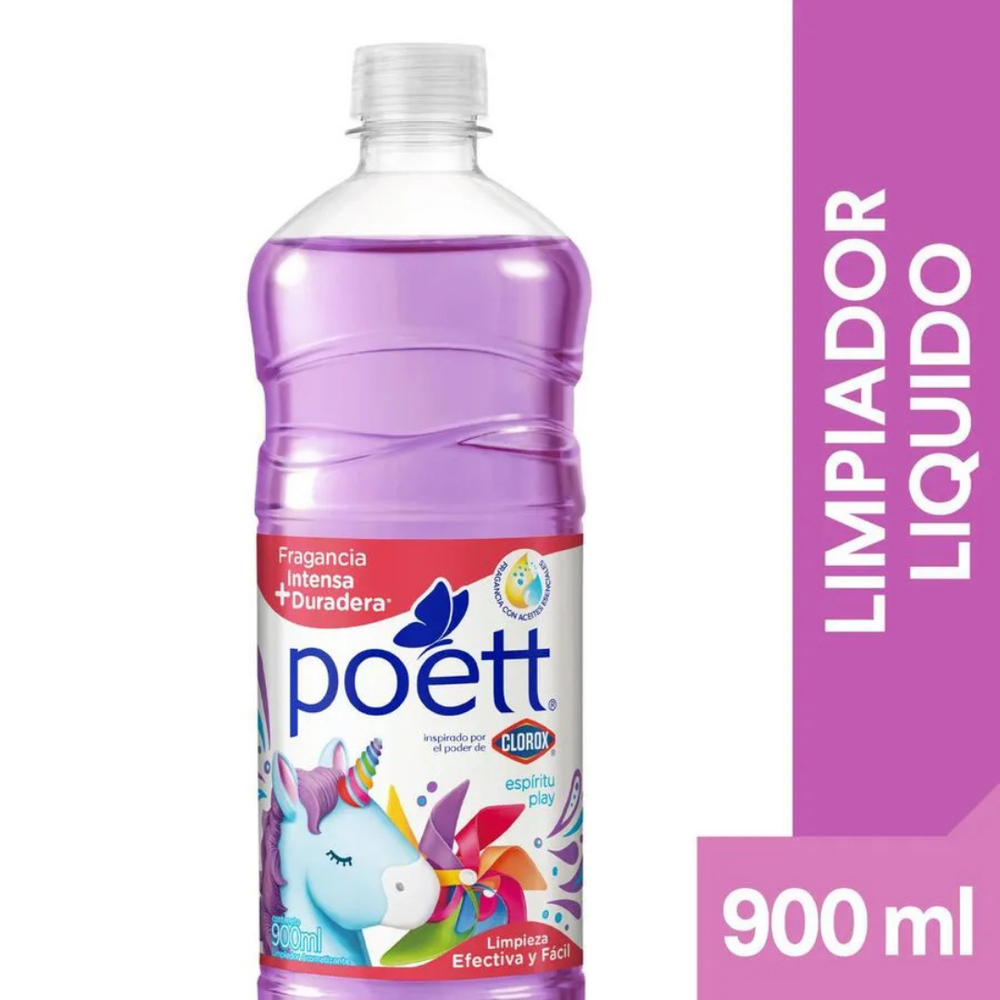 LIMPIADOR DE PISOS POETT ESPIRITU PLAY 900CC