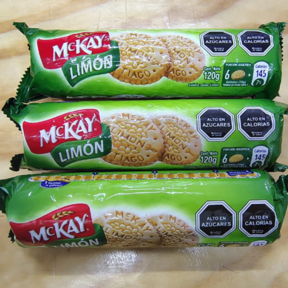 GALLETA LIMON 120GR MC KAY