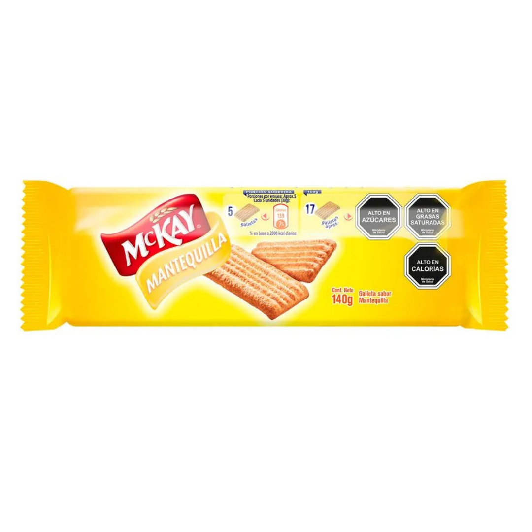 GALLETA MANTEQUILLA 140GR MC KAY