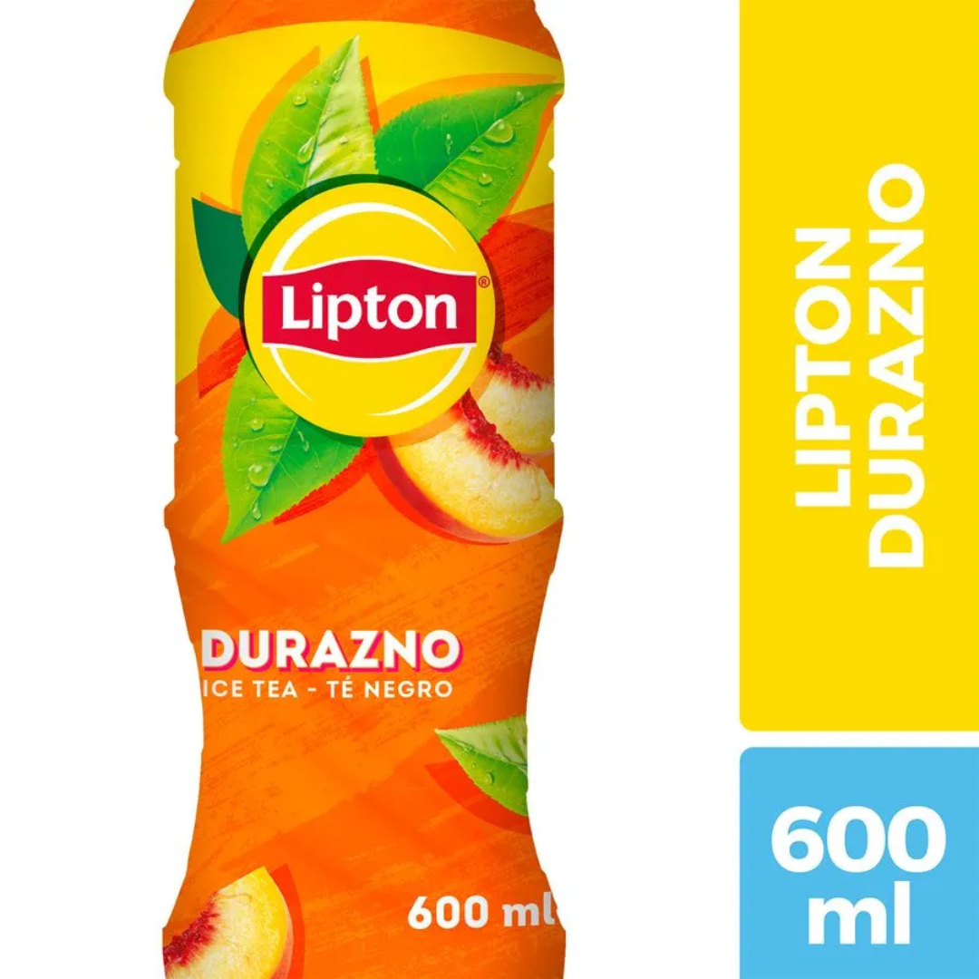 LIPTON TE NEGRO DURAZNO PET 600CCX6