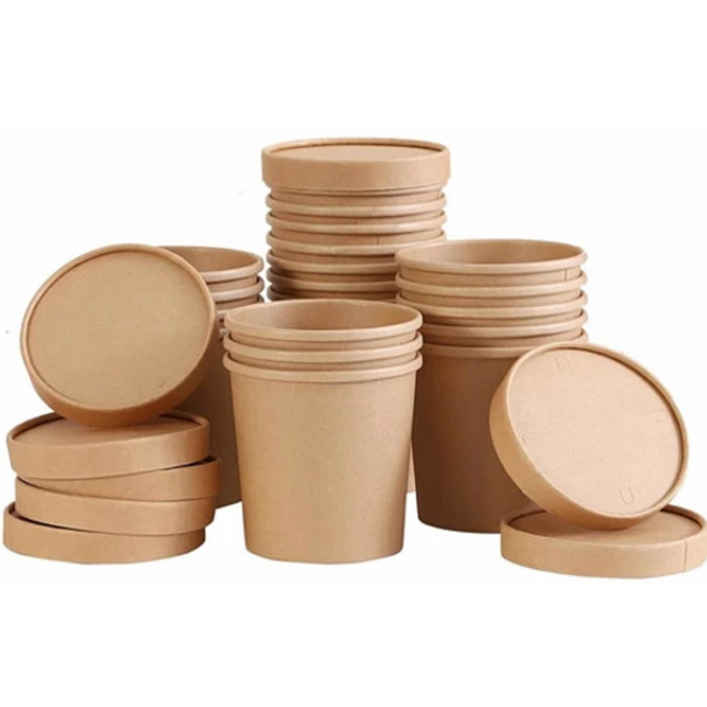 TAPA KRAFT POTES 8/12/16 OZ (20X25)