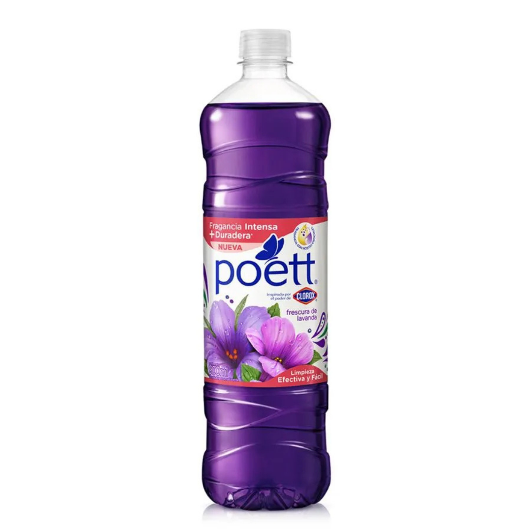 LIMPIADOR DE PISOS POETT FRESCURA LAVANDA 900CC
