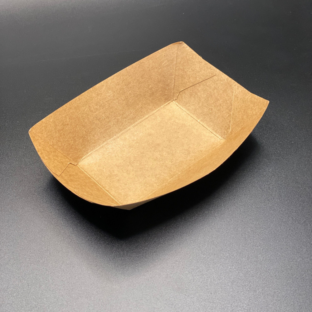 BANDEJA #2 CANOA KRAFT PE 6 OZ 1X250