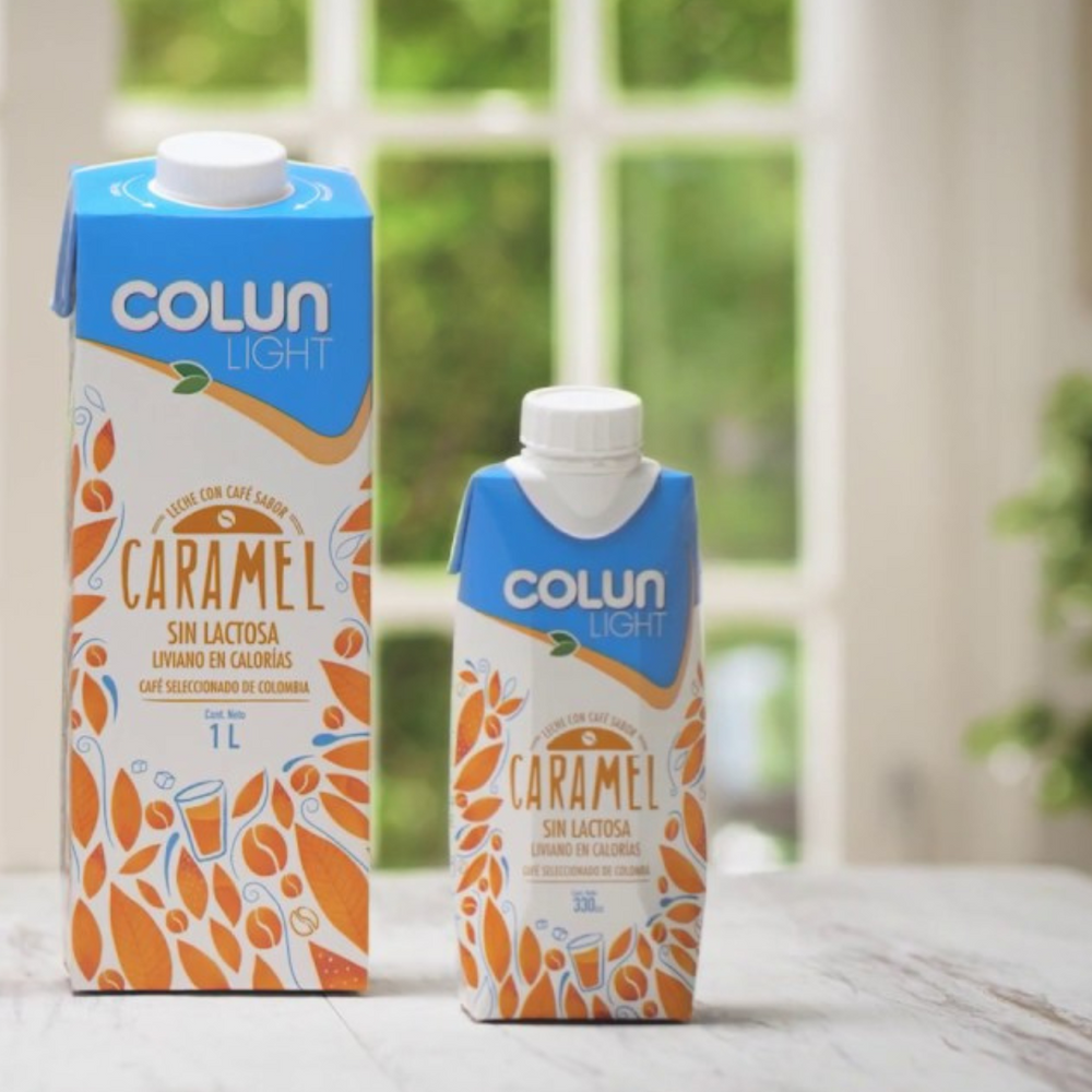 LECHE CARAMELO LIGHT SIN LACTOSA 330ML 1X18 | COLUN