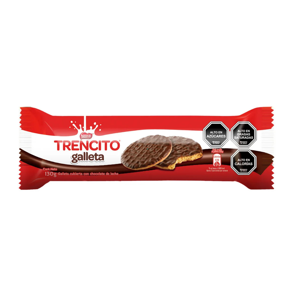 GALLETA TRENCITO CUBIERTA DE CHOCOLATE