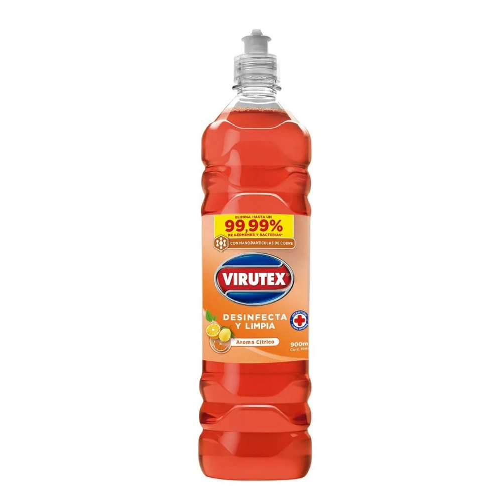 LIMPIADOR DESINFECTANTE CITRICO 900CC VIRUTEX