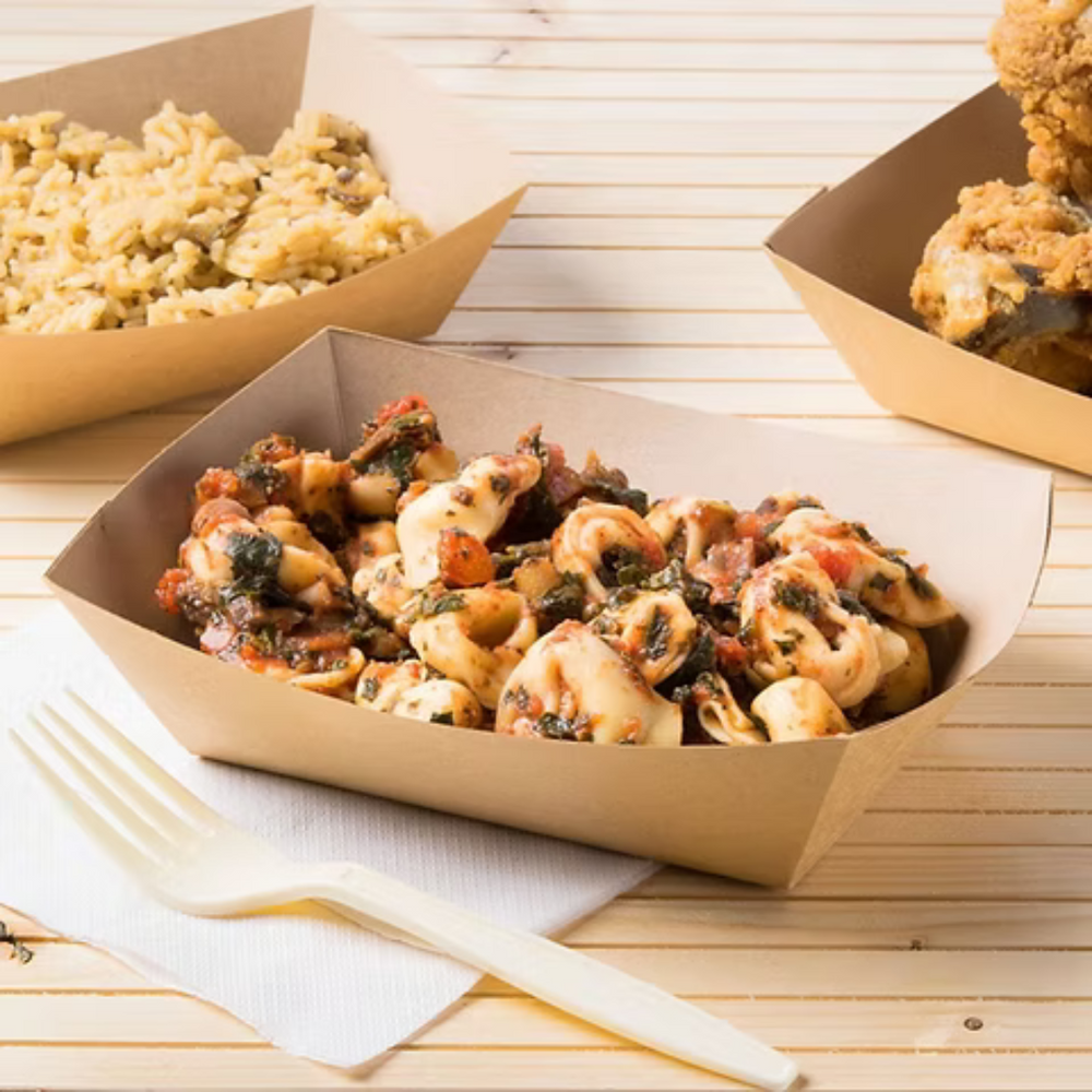 BANDEJA #4 CANOA KRAFT PE 13OZ OZ 1X250