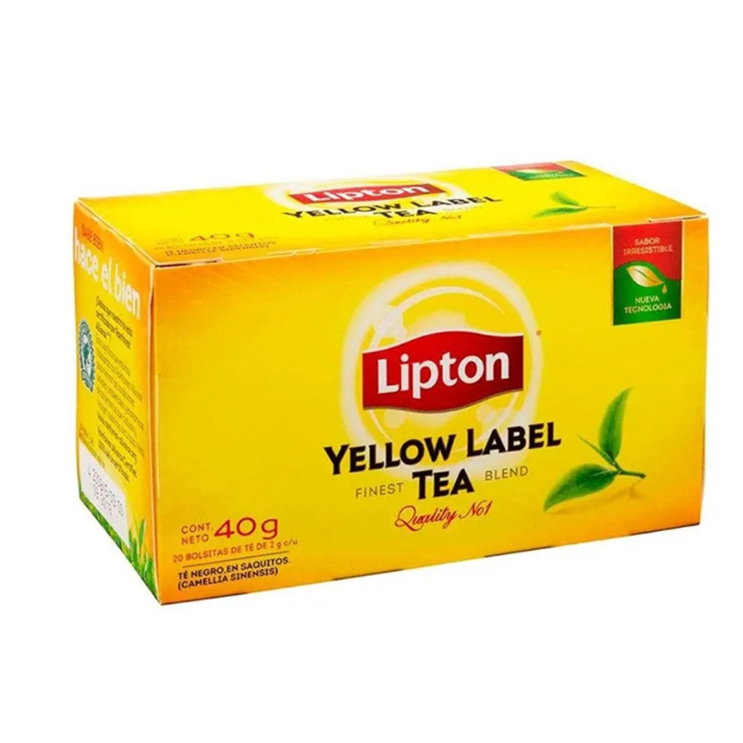 LIPTON TE YELLOW LABEL 20 BOLSITAS