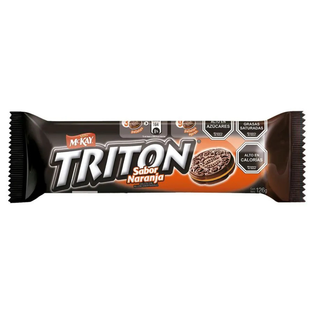GALLETA TRITON NARANJA 126GR MC KAY