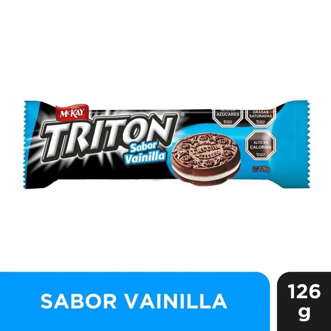 GALLETA TRITON VAINILLA 126GR MC KAY