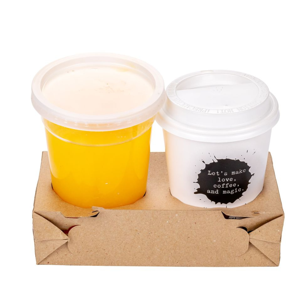 BANDEJA AUTOARMABLE PORTA VASO