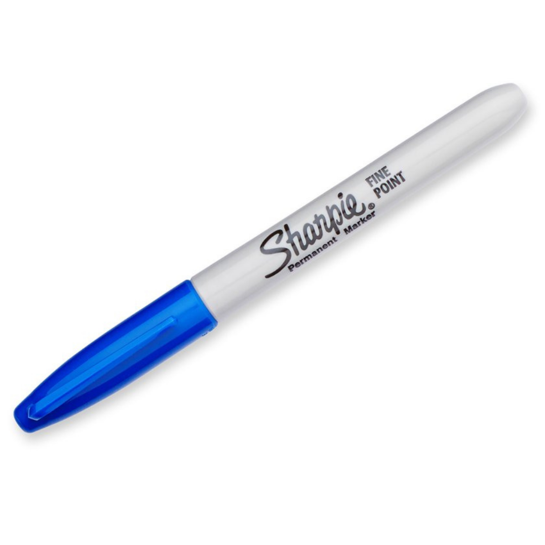 MARCADOR PERMANENTE SHARPIE PUNTA FIN AZUL