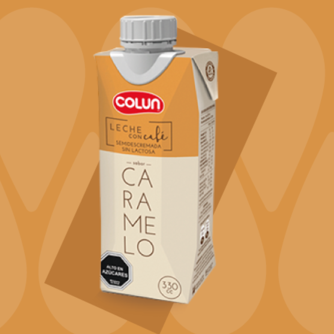LECHE CARAMELO SIN LACTOSA 330ML 1X18 | COLUN