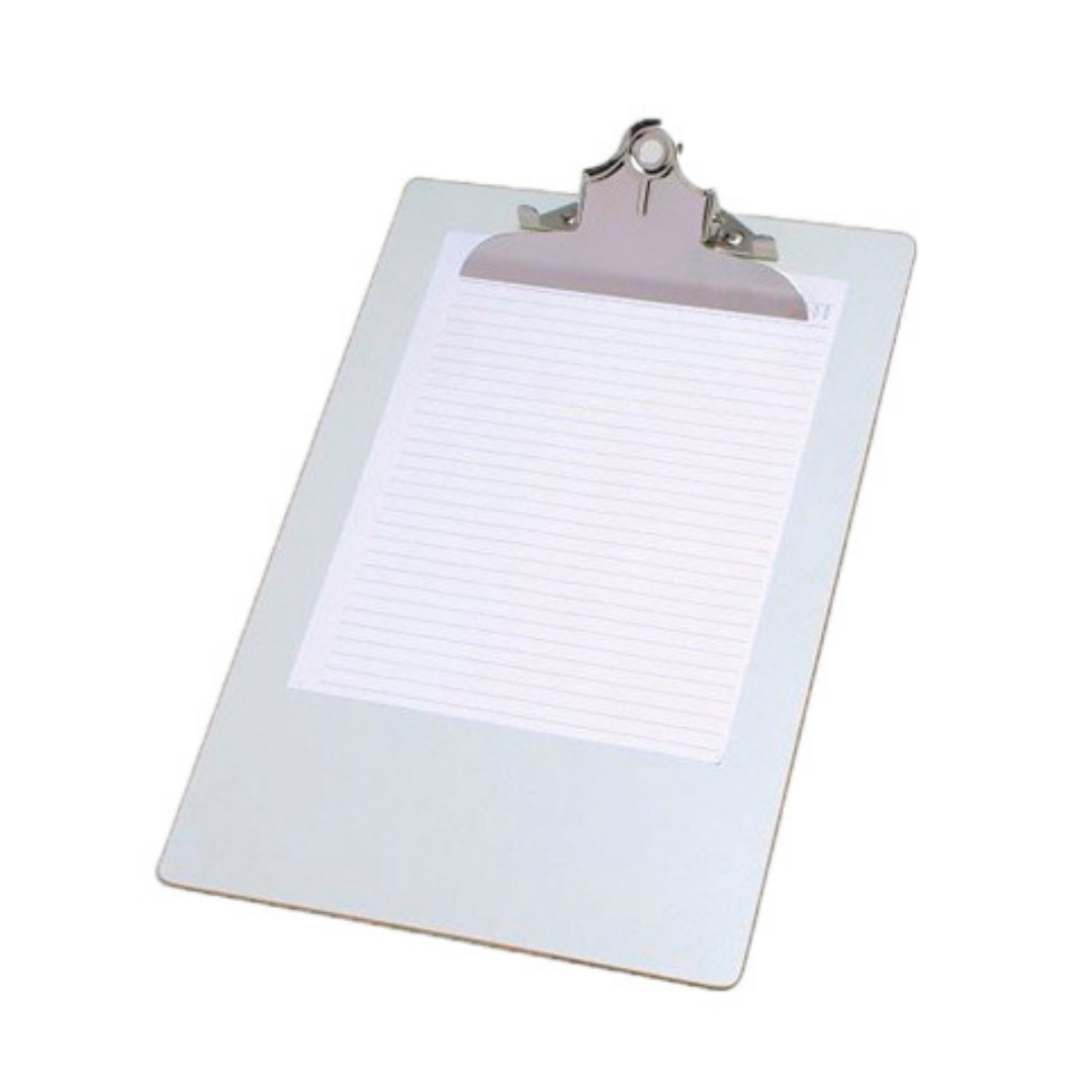 ANOTADOR C/APRETADOR ACRILICO TOMADOR METAL. FULTONS