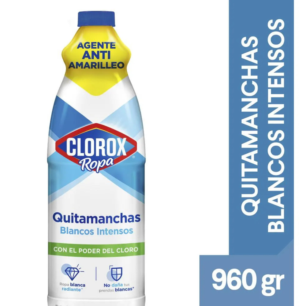 CLOROX QUITA MANCHA BLANCOS INTENSO 960ML