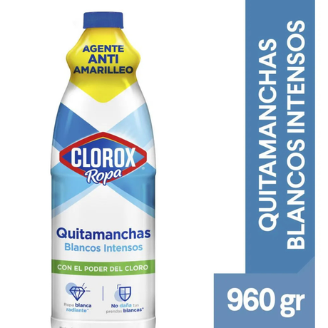 CLOROX QUITA MANCHA BLANCOS INTENSO 960ML