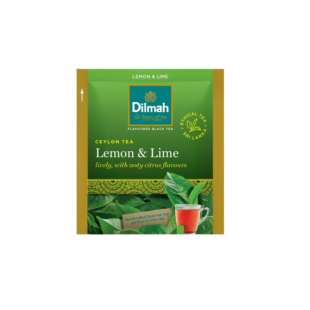TE NEGRO DILMAH GOURMET LIMA LIMON 1X25