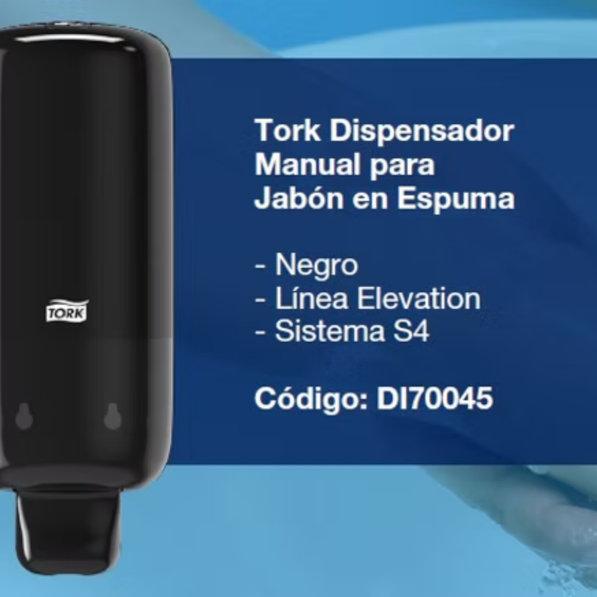 TORK ELEVATION JABÓN ESPUMA NEGRO - S4
