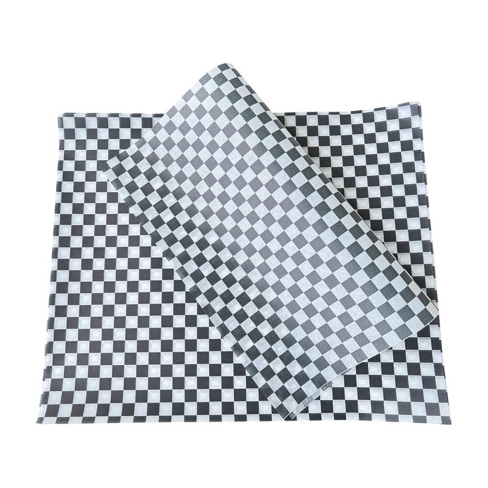 PAPEL ANTIGRASA  28X34 | AJEDREZ NEGRO