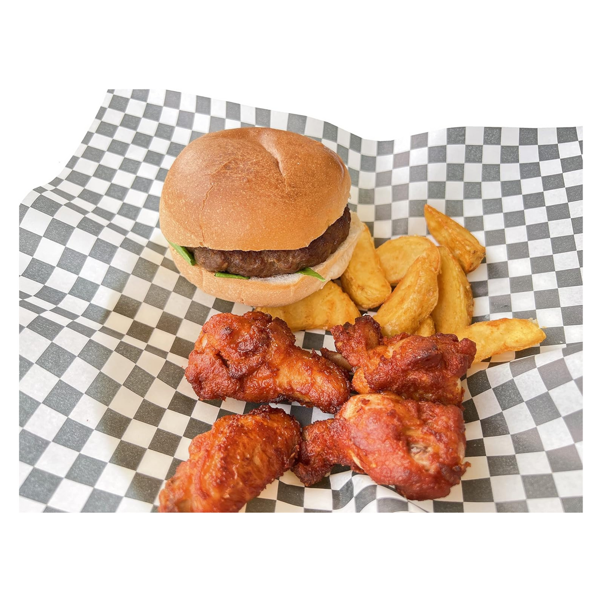 PAPEL ANTIGRASA  28X34 | AJEDREZ NEGRO