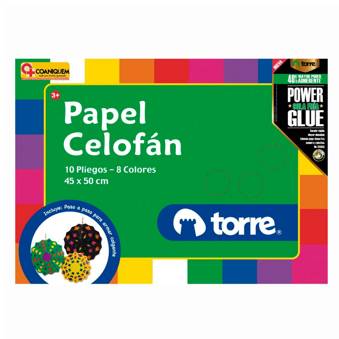 BOLSON PAPEL CELOFAN TORRE IMAGIA