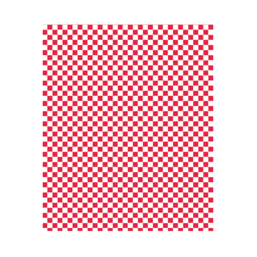 PAPEL ANTIGRASA  28X34 | AJEDREZ ROJO