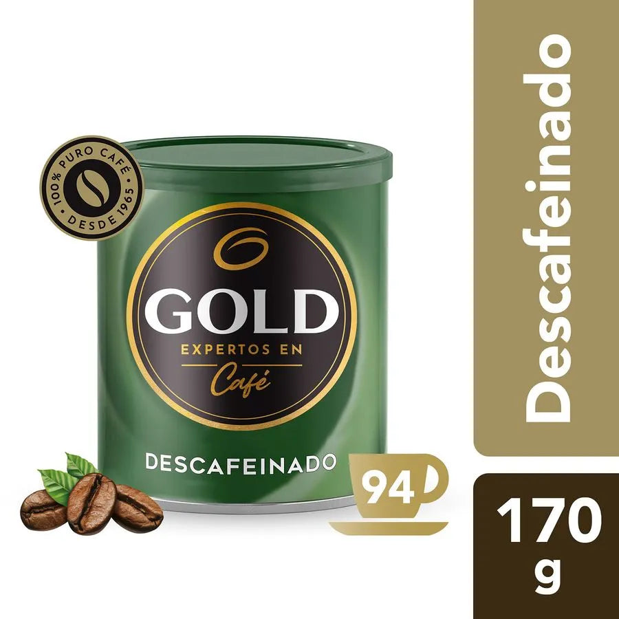 CAFE DESCAFEINADO 170GR GOLD