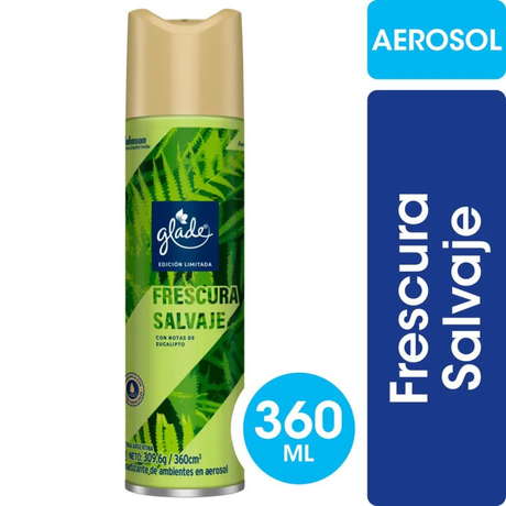 DESODORANTE AMBIENTAL GLADE 360 FRESCURA SALVAJE