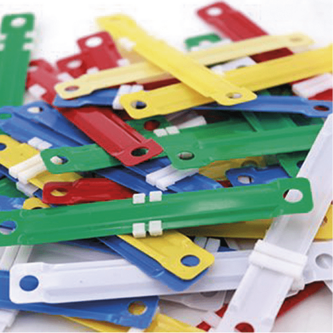 SUJETADOR PLASTICO COLORES 50UNI AUCA