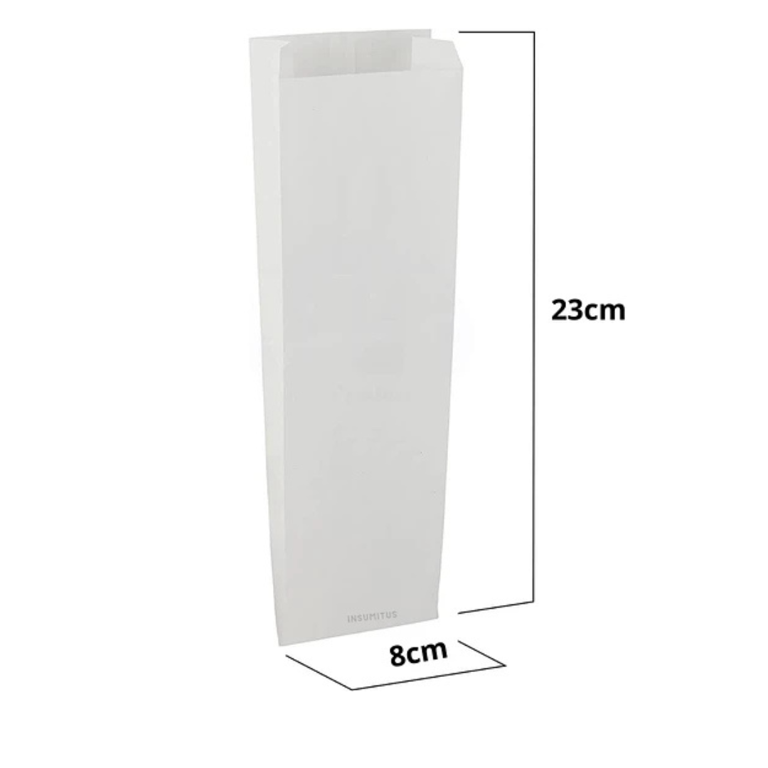 SACO PAPEL BLANCO 1/2 KILO 1X1000