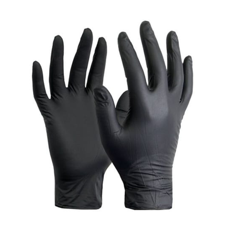 GUANTE NITRILO NEGRO 1X100 TALLA L