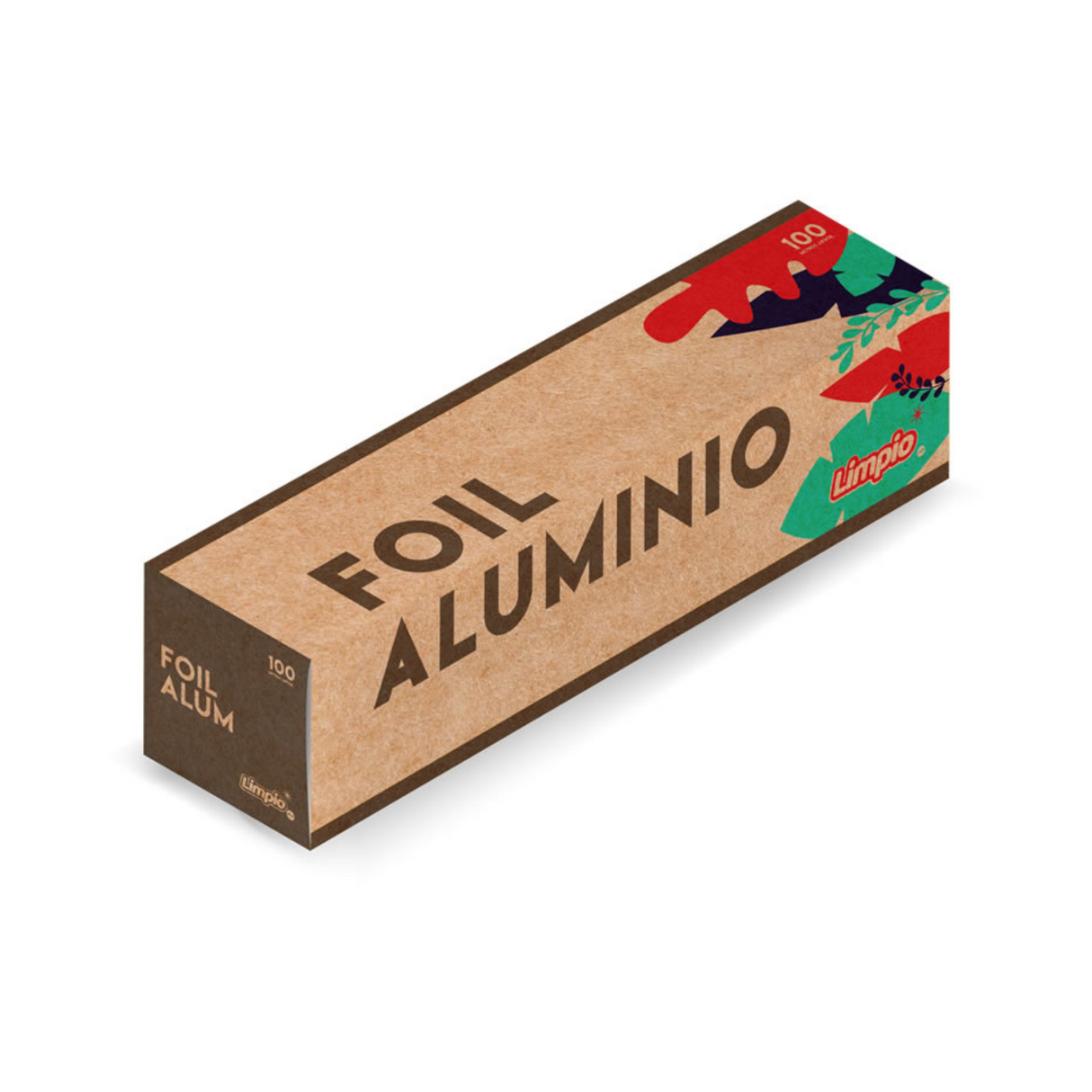 ROLLO ALUMINIO LIMPIO PACKAGING 100 MTS