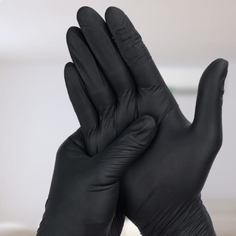 GUANTE NITRILO NEGRO 1X100 TALLA M