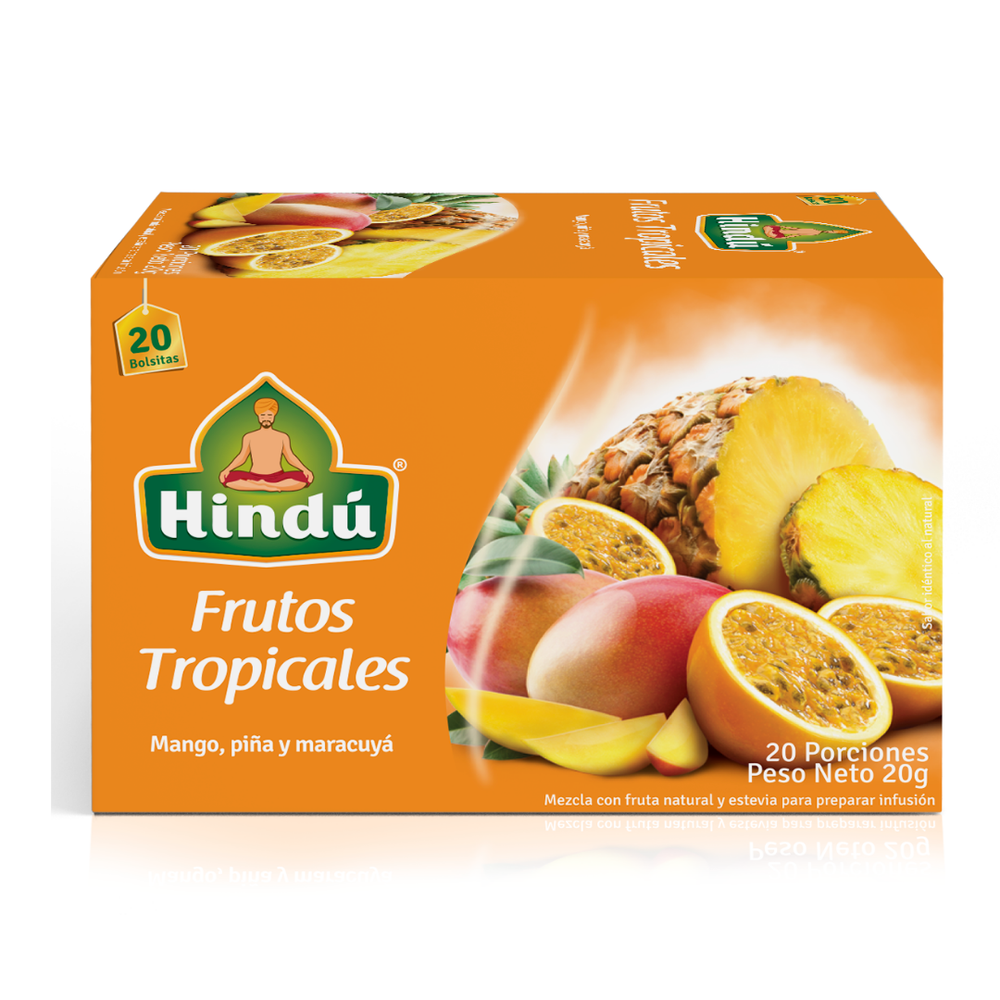 INFUSION HINDU FRUTOS TROPICALES X 20 UNIDADES