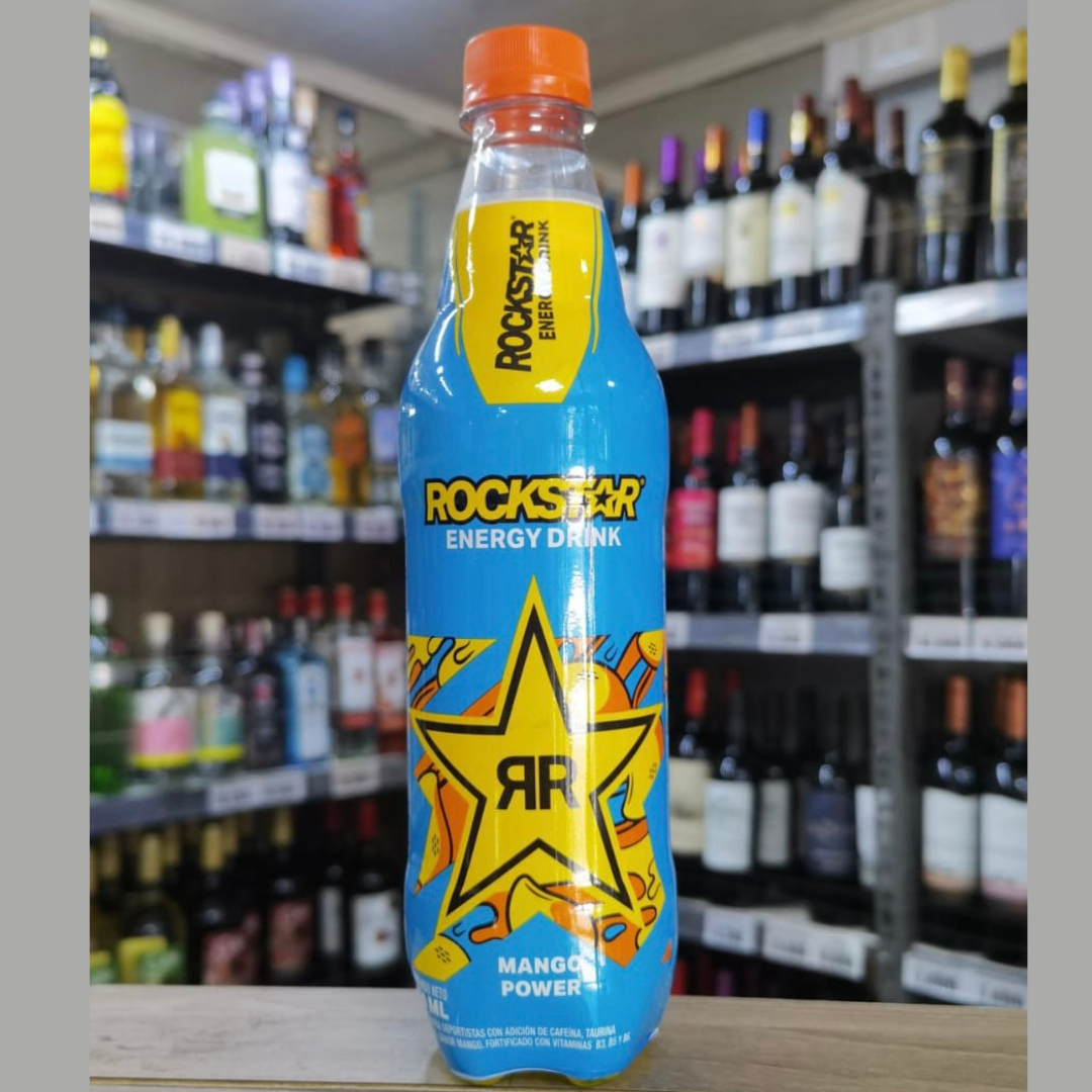 BEBIDA ENERGÉTICA ROCKSTAR MANGO POWER 500 cc