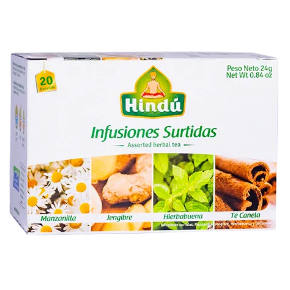 INFUSION HINDU SURTIDO X 20 UNIDADES