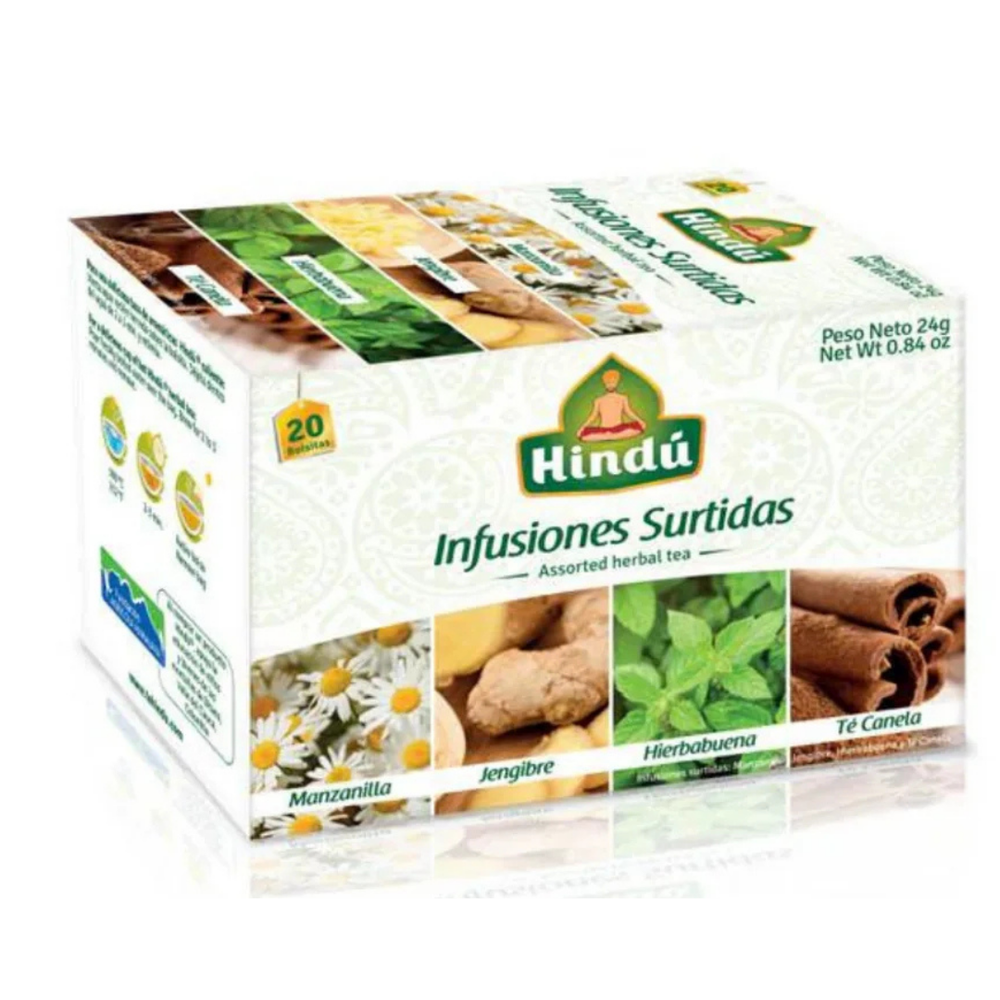 INFUSION HINDU SURTIDO X 20 UNIDADES