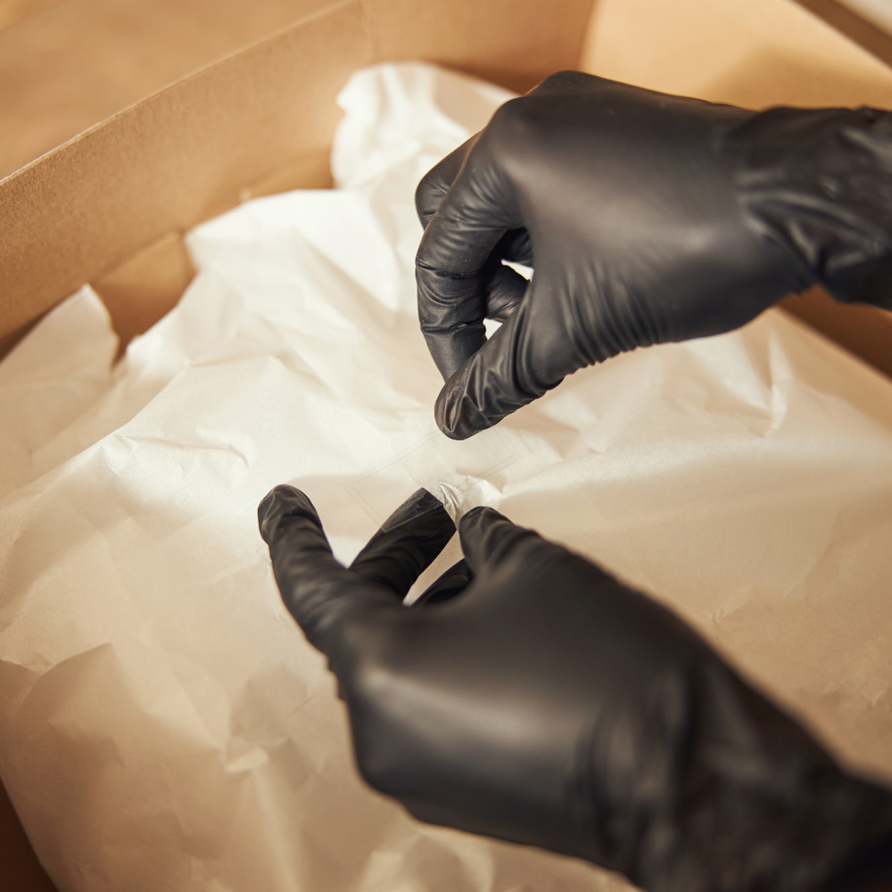 GUANTE NITRILO NEGRO 1X100 TALLA S