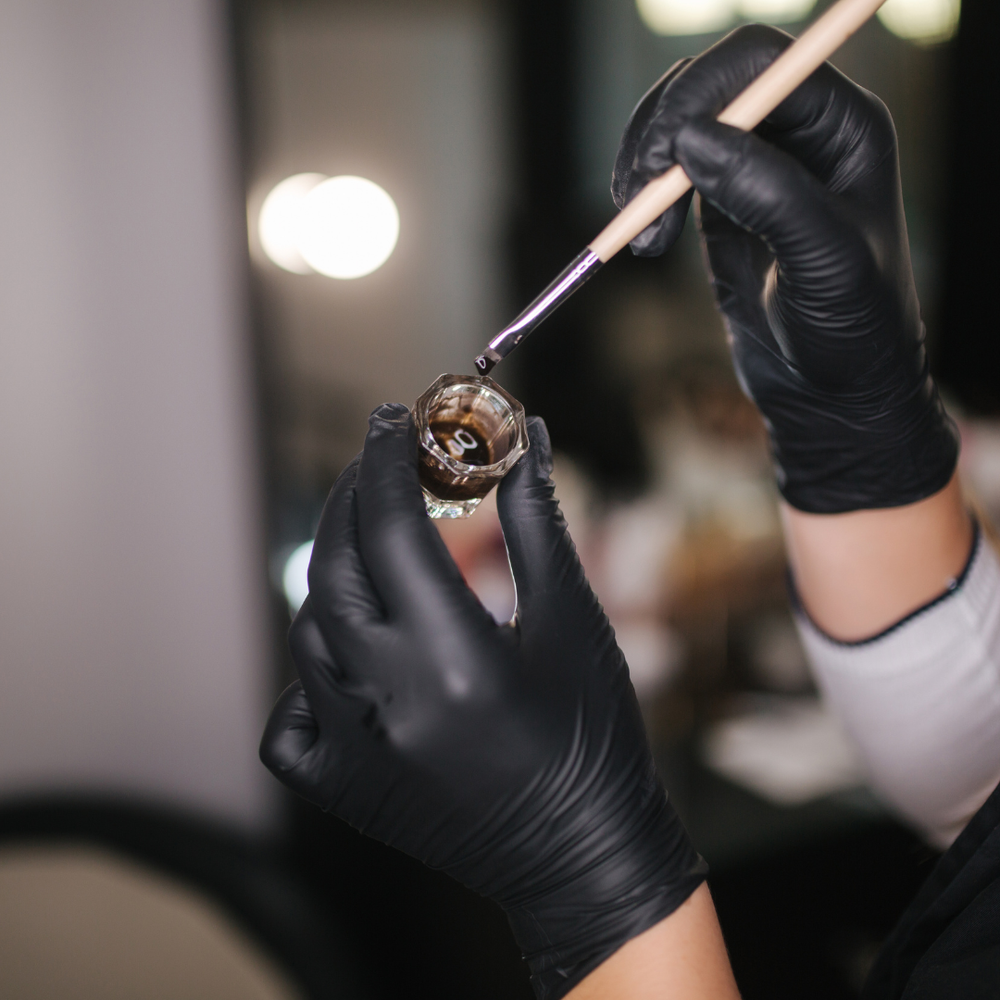 GUANTE NITRILO NEGRO 1X100 TALLA S