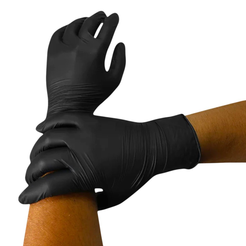 GUANTE NITRILO NEGRO 1X100 TALLA S