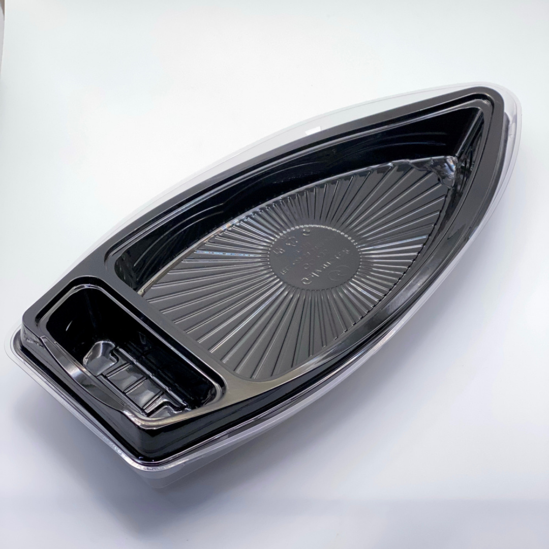 BARCO CHICO BASE NEGRA T/TRANSPARENTE SUSHI